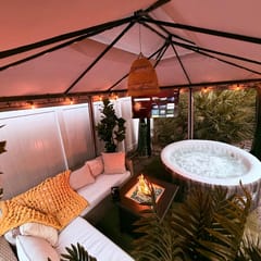Zen Den Luxury RV Retreat Hot Tub Fire Pit Escape