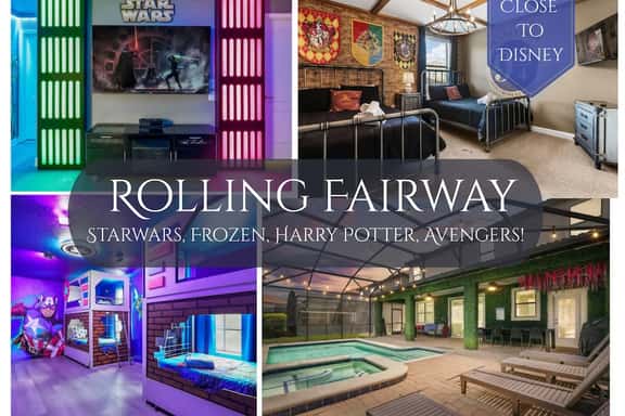9BR Themed Close to Disney World! Movie Theatre! - Image 1