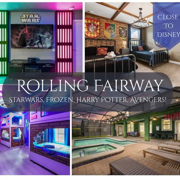 9BR Themed Close to Disney World! Movie Theatre! - Image 1