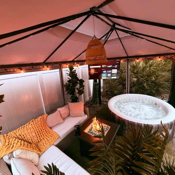 Zen Den Luxury RV Retreat Hot Tub Fire Pit Escape - Image 1