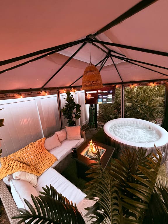 Zen Den Luxury RV Retreat Hot Tub Fire Pit Escape - Image 1